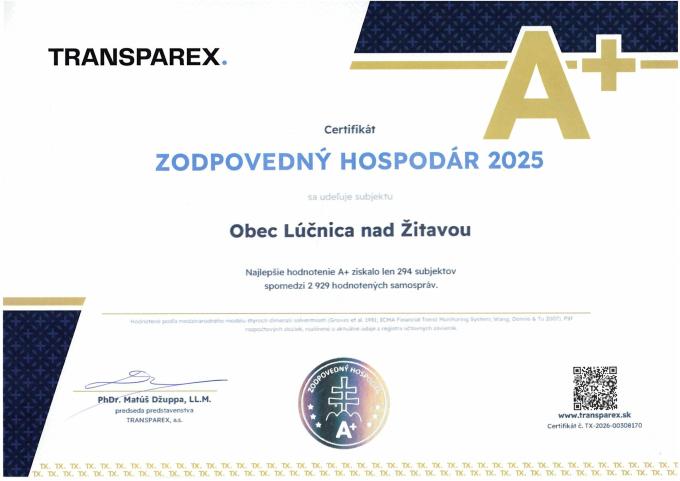 certifikát
