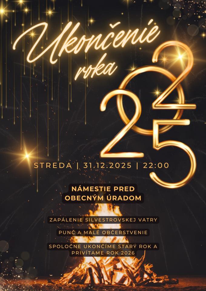 Ukončenie roka a silvestrovská vatra