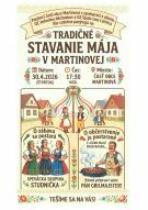 Tradičné stavanie mája na Martinovej